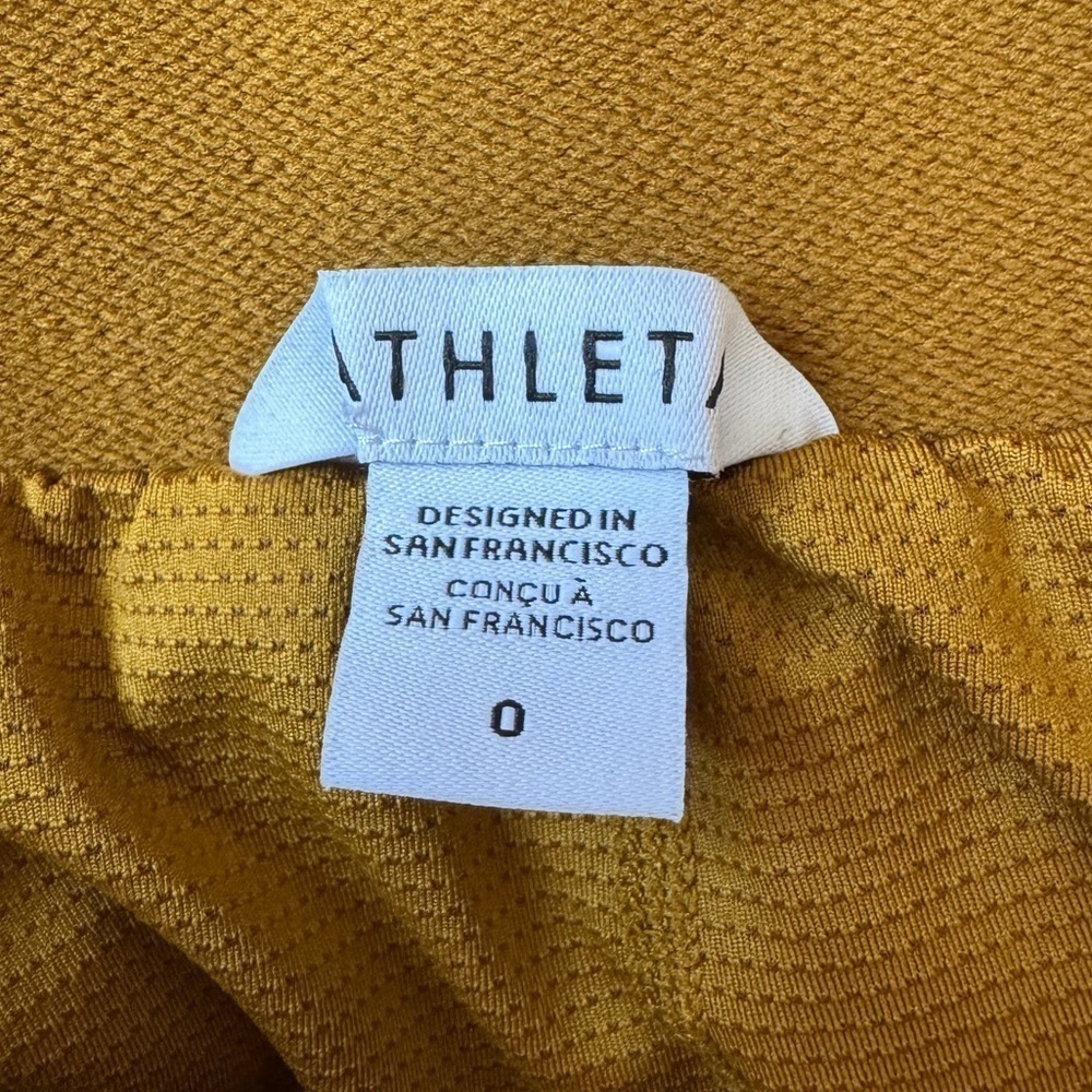 Athleta Vienna Cargo Skort, Brass Yellow, Size 0 - Picture 7 of 10